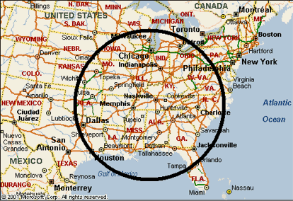 CornerStone Rack & Tooling Location Map